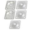 Ruilogod 48mmx48mmx2mm Six Degree Angled Zinc Plated Table Leg Mounting Plates Set 5pcs (id: 19d 8fb 89a 9d8 4fd view 1