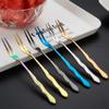 10pcs Fruit Picks Reusable Stainless Steel Fruit Fork for Party view 4