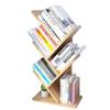 Bookcases Tree-Shaped Small Bookshelf Desktop Storage Rack Multi-Layer Small Simple Assembly (Color : Wood, Size : 31x17x59cm) view 1