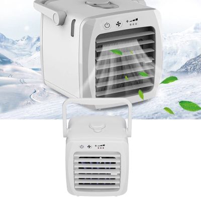 plplaaoo Mobile air Conditioner, air Cooler with evaporative Cooling, USB evaporative Cooler with Water Cooling, Personal Fan, for Office and Home