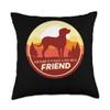 99 Gifts Black Mouth Cur Retro Blackmouth Cur Retro Throw Pillow, 18x18, Multicolor view 1