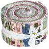 Katherine Lenius Christmas Village Rolie Polie 40 2.5-inch Strips Riley Blake RP-12240-40 view 1