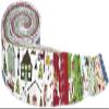 Katherine Lenius Christmas Village Rolie Polie 40 2.5-inch Strips Riley Blake RP-12240-40 view 3
