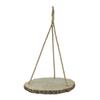 15.5 Inch Diameter Paulownia Wood Slab Hanging Tray Decorative Natural Bark Home Decor view 1