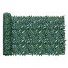 Windscreen4less 4'x14' Faux Leaf Privacy Fence Screen Artificial Laurel Leaves Fence Cover Wall Decoration for Patio Porch Deck Balcony Yard Indoor Outdoor (Dark Green) view 1