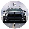 American Muscle Car Grey Large Round Wood Wall Clock Decor 18 Inch Wall Art view 1