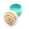Cinnamon rolls mold - 2 in cinnamon rolls silicone mold Candle molds Wax melts mold (Model B: 2 in) NC029 view 1
