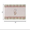 Avanti Linens - Bath Mat, Cotton Bath Rug, Butterfly Design Home Decor (Butterfly Garden Collection, 24" x 60") view 4