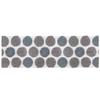 Avanti Linens - Bath Mat, Cotton Bath Rug with Non-Slip Backing, Modern Home Decor (Dotted Circles Collection, 24" x 60") view 1