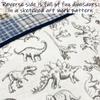 Benjamin Cute Dinosaur Plaid Printed Pattern 100% Cotton Quilt Bedding Set, Reversible Coverlet,Bedspread for Kids Boy (Dinosaur,Queen - 3 Piece) view 4
