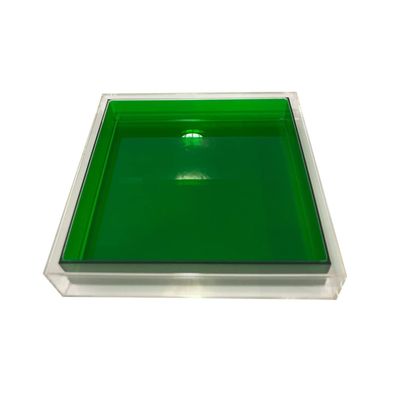 Lucite Encased Tray (Emerald)