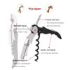24 Packs Wine Opener-Corkscrew Wine Bottle Opener,Stainless Key Black Wine Bottle Opener Foil Cutter for Picnic, party, family,Restaurants view 2