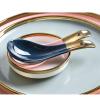 HNHYNSY Small Soup Spoon Dessert Spoons Ceramic Curved Soup Spoons Set Long Handle Rice Spoons Ramen Bowl Soup Spoon Suitable for Soup Gravy Cake Coffee Spoon (Color : A) view 4