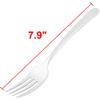 Ruilogod Dining Noodles Meat Salad Food Fork 20cm Length Silver Tone (id: a57 105 e30 3c4 3fe view 2