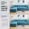 Thick Couch Covers For 1 2 3 4 Seater, Sectional Sofa Sectional Couch Covers L Shape Stretch Slipcover For Living Room Dogs Pets, Washable Durable Furniture Protector Polar Fleece,grey blue4 seats view 3