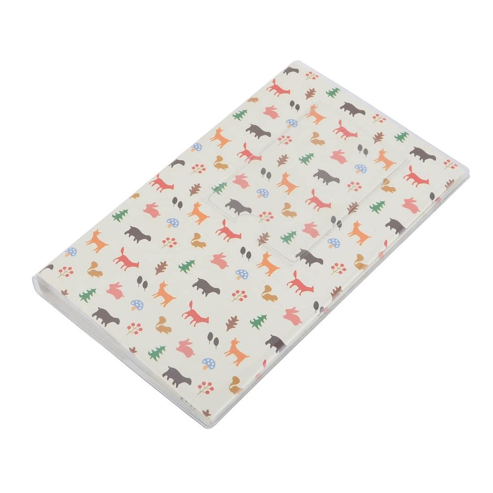 Ruilogod Animal Pattern Plastic Graduation Birthday Rectangular Scrapbook Photo Picture Holder Album Colorful (id: b84 104 18b a95 69c