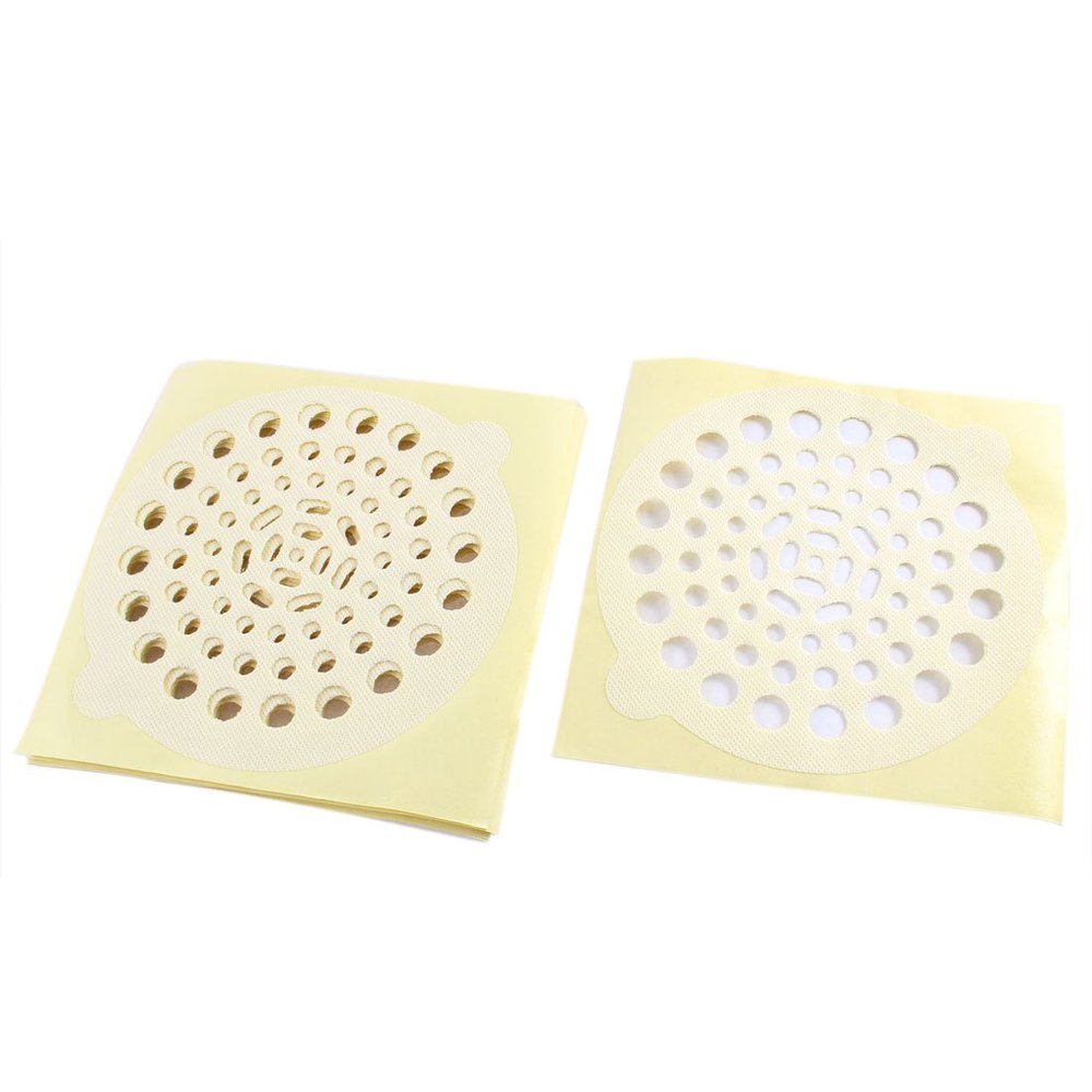 Ruilogod Home Washroom Adhesive Drain Hair Catcher Stopper Sheet 12 Pcs (id: 988 d74 78a e67 b3e