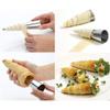 Non-stick Cream Cannoli Tubes, FantasyDay 18 Pcs Stainless Steel Baking Cones Pastry Roll Horn Croissant Mold Cannoli Shells with 1 Clean Brush - Pastry Baking Set for Christmas Cake Anniversary Party view 4