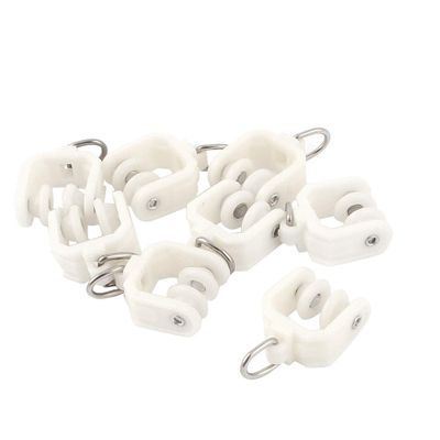 Ruilogod Plastic Swivel Ring Curtain Track Rail Rollers 9mm Dia Wheel 8pcs (id: 22f 6af a39 943 15c