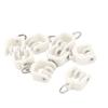 Ruilogod Plastic Swivel Ring Curtain Track Rail Rollers 9mm Dia Wheel 8pcs (id: 22f 6af a39 943 15c view 1
