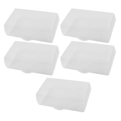Ruilogod Plastic Women Shoes Storage Folded Box w Handle 30x18x10cm 5pcs Clear (id: 861 7be c77 7fb 804