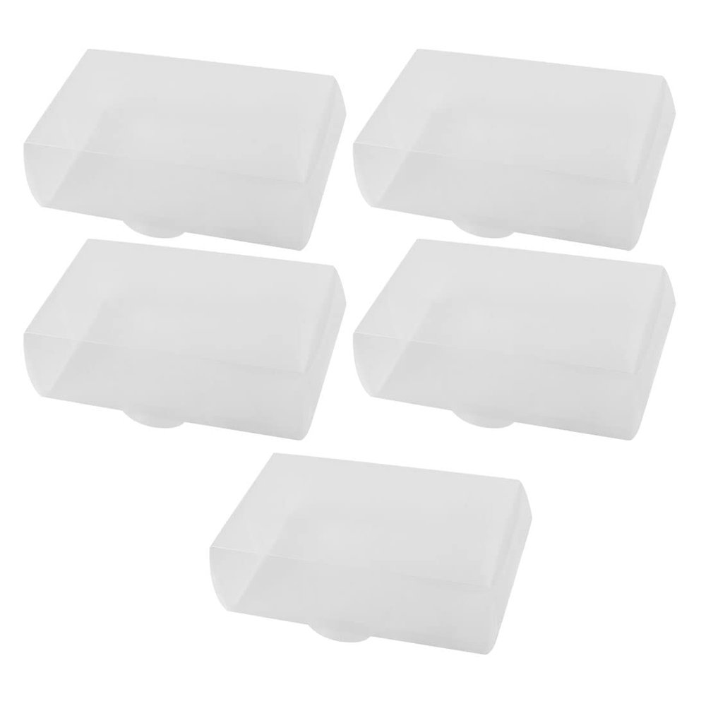 Ruilogod Plastic Women Shoes Storage Folded Box w Handle 30x18x10cm 5pcs Clear (id: 861 7be c77 7fb 804
