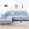 youyoucool 2 Pieces Sofa Cover, Super Stretch Sectional Couch Covers L Shape Sofa Cover Set, Printed L-Shaped Sofa Slipcovers for Pets Black4 Seats+4 Seats view 2