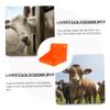 2pcs Cattle and Sheep Lick Brick Box Deer Salt Holder Livestock Mineral Block Holder Small Mineral Livestock Feeder Feeder Lick Pp Licking Bricks view 4