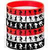 24PCS Skateboard Themed Rubber Bracelets Sport Wristbands Party Supplies Birthday Baby Shower Party Favors view 4