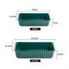 2-Piece Ceramic Baking Dish Set, Rectangular Lasagna Pans (12x8 inch & 8.95x6 inch) - Oven, Microwave, Dishwasher Safe Casserole Dishes for Cooking, Serving, and Storage (Emerald) view 3