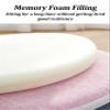 2Pcs Memory Foam Chair Cushion Round, Breathable Soft Detachable Cotton and Linen Japanese Style Tatami Pad Dining Garden Patio Chair Seat Pad,P,50 * 50cm(4pcs) view 4