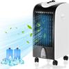 ARLIME Evaporative Air Cooler, Windowless Swamp Cooler Fan & Humidifier with 3 Modes, 3 Speeds, 2 Ice Boxes, 7.5h Timer, Now-Noise, Portable Air Conditioners for Bedroom, Living Room, Office view 1