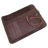 Housoutil Tools Roll up Bag Portable Imitation Leather Storage Organizer for Knives Carving Tools Lightweight Design Space-saving Roll Bag for Craftsmen Go Use view 2