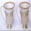 2 Vintage Gorham A5549 Pure Sterling Silver Holder Lenox Demitasse Cups AS19 view 1