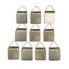 Bundle of Wise Linkers Hanging Clips Pack of 10 Triangle Back and Matte Black Hanging Clips Pack of 10 Triangle Back Medium Power for Tapestry Small Rugs view 2