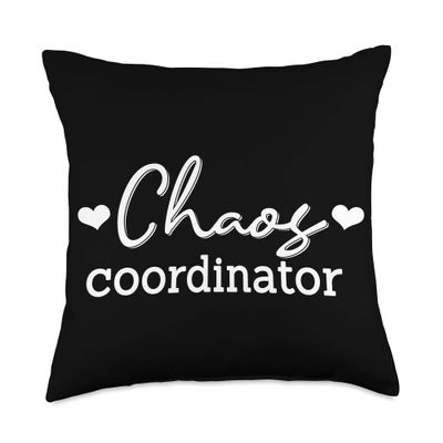 Chaos Coordinator School Teacher Education Professor Throw Pillow