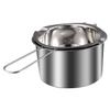 1 Set Double Boiler Pot Fine Nice Safe Wax Melting Pot Cheese Melting Pot Stainless Steel Chocolate Pot Chocolate Melting Pot A5 (400ml) view 1