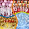 300 Count 4 INCH White Paper Lollipop Sticks,Cake Pop Sticks,Sucker Sticks for Cookies,Rainbow Candy,Chocolate,Cake Topper(Dia 3.5mm) view 4