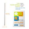 200 Count 6 INCH White Paper Lollipop and Cake Pop Sticks,Sucker Sticks for Cookies,Rainbow Candy,Chocolate,Cake Topper(Dia 4mm) view 2