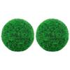 Artificial Flowers,The Perfect Botanical Interior Decor Home Office Porch Gift.Artificial Boxwood Balls 2 pcs 20.5",Nearly Natural Artificial Plants. view 1