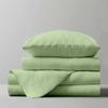 RV Bunk 40 X 80 Sheet Set 400 Thread Count 100% Egyptian Cotton 10-Inch Deep Pockets Made for RV, Camper, Motorhomes, Boat, Soft Luxury & Breathable, 4-PC RV-Sheets - Sage Green Solid view 2