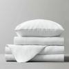 RV Bunk 40 X 80 Sheet Set 400 Thread Count 100% Egyptian Cotton 10-Inch Deep Pockets Made for RV, Camper, Motorhomes, Boat, Soft Luxury & Breathable, 4-PC RV-Sheets - White Solid view 2