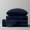 RV Camper Queen 60" X 80" Sheet Set 400 Thread Count 100% Egyptian Cotton 10-Inch Deep Pockets Made for RV, Camper, Motorhomes, Boat, Soft Luxury & Breathable, 4-PC RV-Sheets - Navy Blue Solid view 2