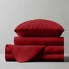 RV Full 53 X 75 Sheet Set 400 Thread Count 100% Egyptian Cotton 10-Inch Deep Pockets Made for RV, Camper, Motorhomes, Boat, Soft Luxury & Breathable, 4-PC RV-Sheets - Burgundy Solid view 2