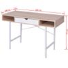 ZQQLVOO Desk with 1 Drawer,Bedroom Desk,Home Office Desk,Computer Table,Work Table,for Office, Bedroom, Living Room, Study Room, Oak and White view 2