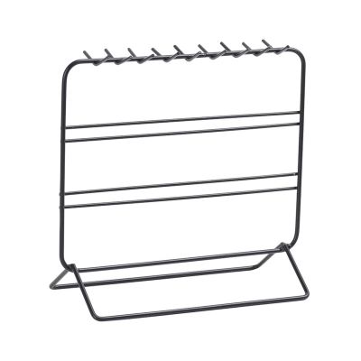 YANZHEXIN Jewelry armoire Jewelry Storage Rack Bracket Iron Jewelry Storage Rack Metal Jewelry Storage Rack Hanging Earrings Bracelet Display Ornament jewerly Tree organizing (Color : Black)