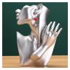 YANZHEXIN Jewelry armoire Jewelry Display Rack Resin Display Rack Mannequin Rack Ring Necklace Pendant Jewelry Accessories Storage Display Rack jewerly Tree organizing (Color : D) view 4