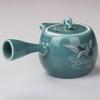 Premium teapot Ceramic Side Pour Tea Pot High Temperature Resistant Blue Glazed Crane Pattern Side-handle Kung Fu Tea Pot Kettle With Lid 250ml/8.5oz tea lover, gift (Size : 250ml) view 4