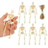 FINGOOO Skeletons for Halloween Decor, 6 Piece Mini Seleton Figurines 6" Small Skeleton Halloween Decoration for Haunted House Accessories Party Favors view 1