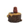 ADIE Ashtray Ashtray Creative with Lid Windproof Cute Forest Animals Resin Ashtrays Portable Exquisite Ash Trays for Men Smokers Gifts Easy to Clean Ashtray (Color : B) view 1
